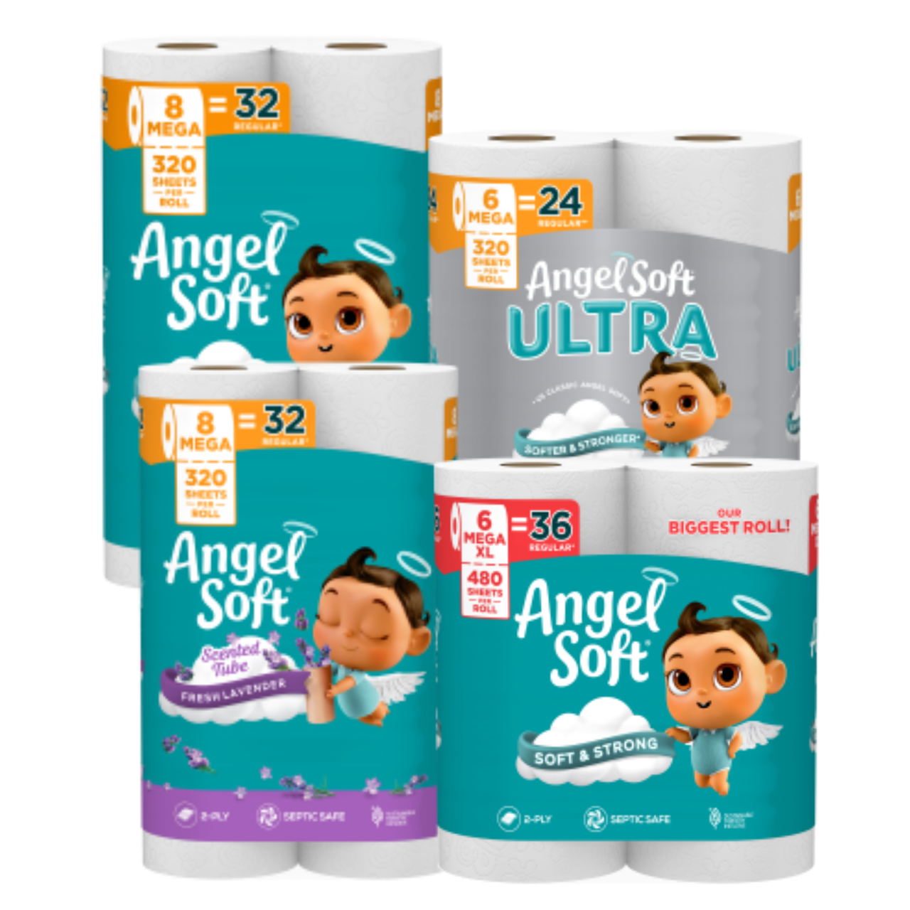 Viva® Signature Cloth™ Paper Towels Double Rolls, 6 rolls - Pick